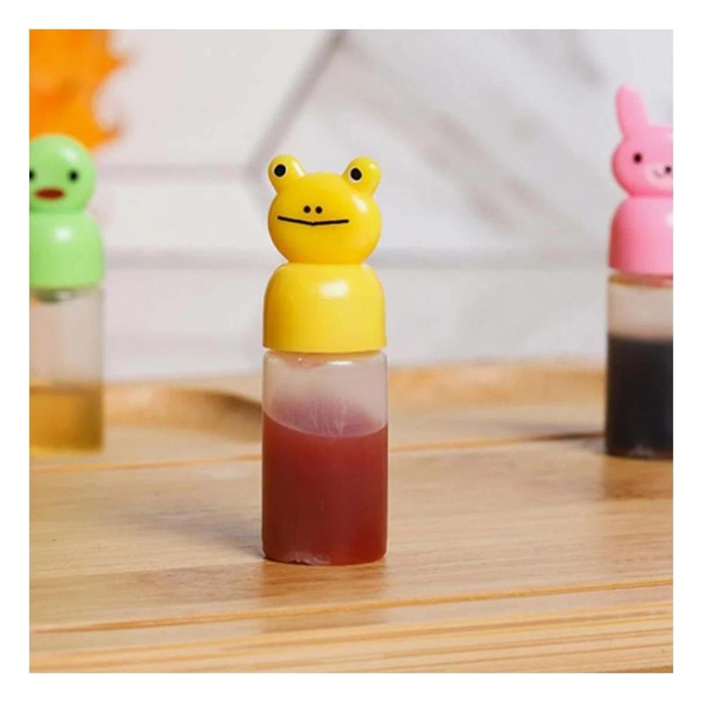 Botella Mini Cremero con Animales Alegres para Niños Set 3 Y Notas
