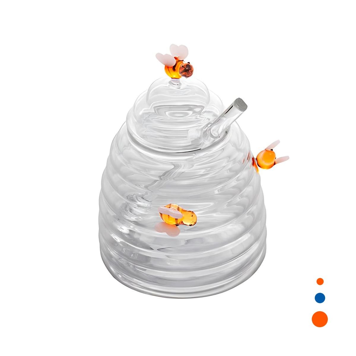 Envase Mielero con Estilo de Panal y Abejas para Mesa y Cocina en Casa Y Regalo Sticker