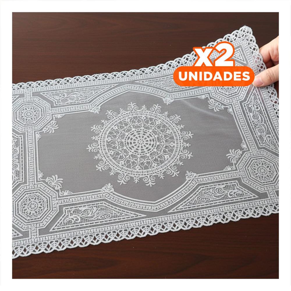 Pack2 Cubierta Decorativa Plateada con Diseño Mandala para Hogar Festivo YPapel Regalo