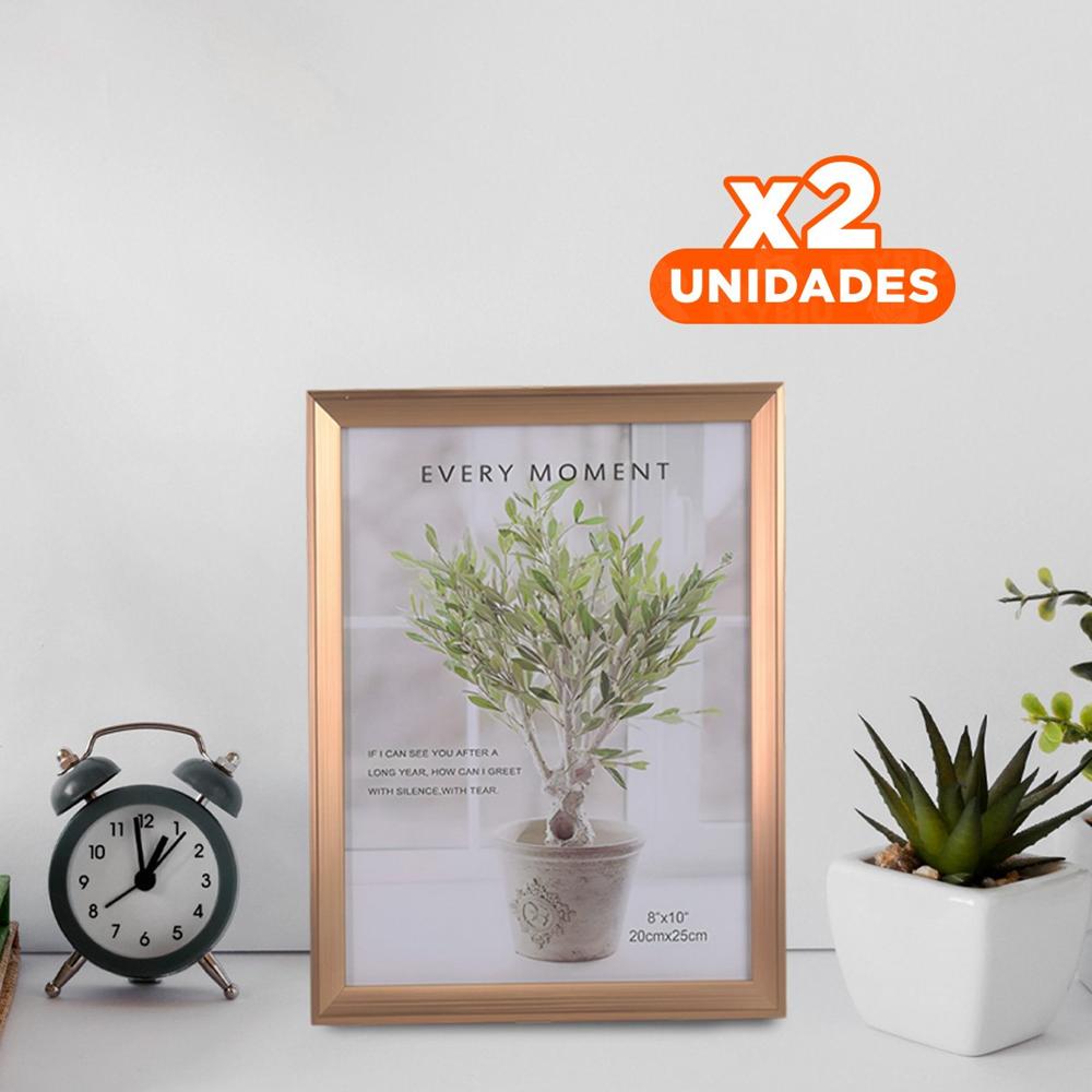 Pack2 Marco para Recuerdos con Diseno Elegante que Realza la Decoracion Interior