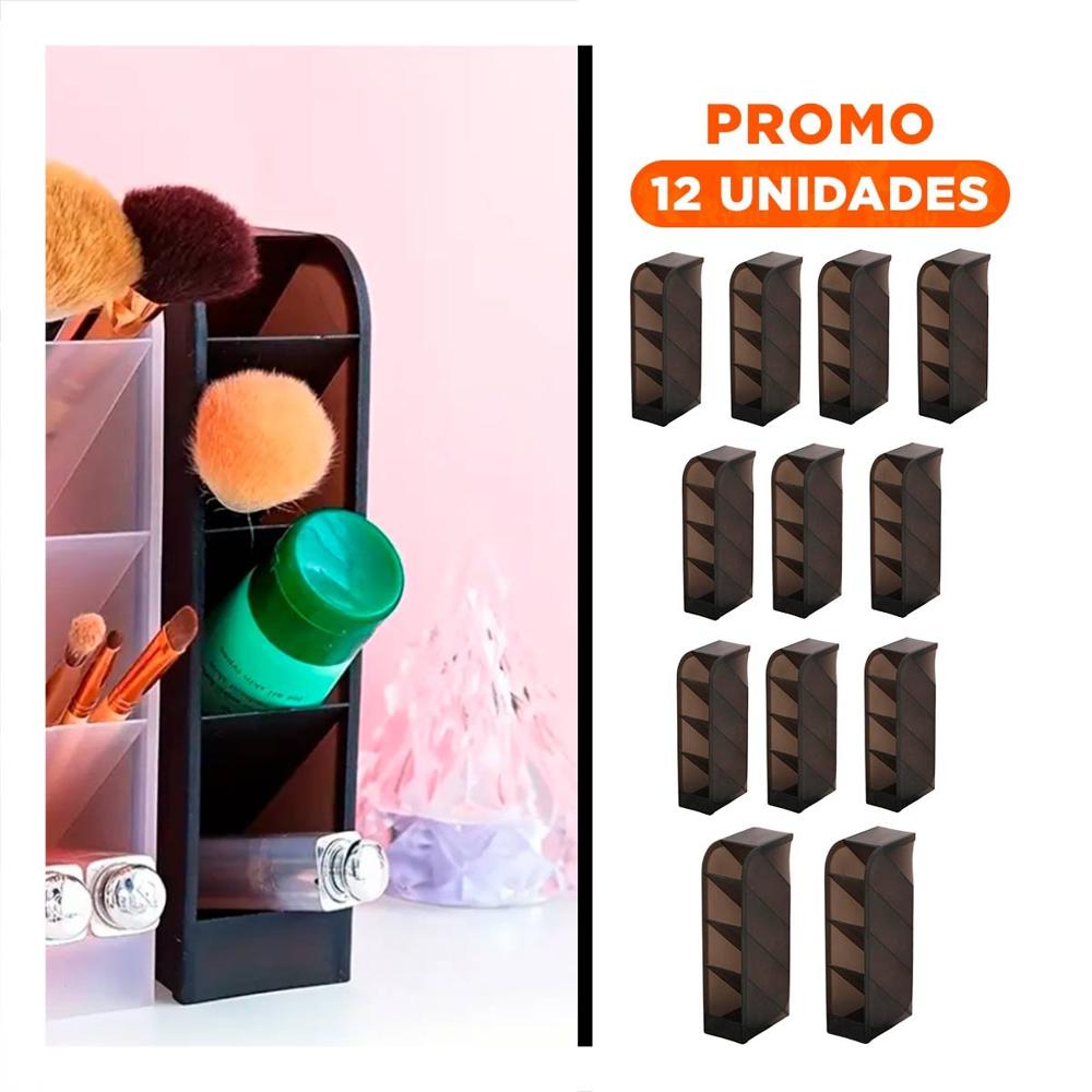 Pack12 Soporte compacto para Papeleria Visible Negro