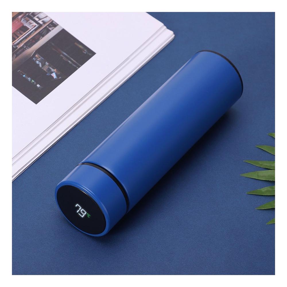 Frasco Termico Inteligente 500 ml con Filtro de Te para Hogar Azul Ynotas