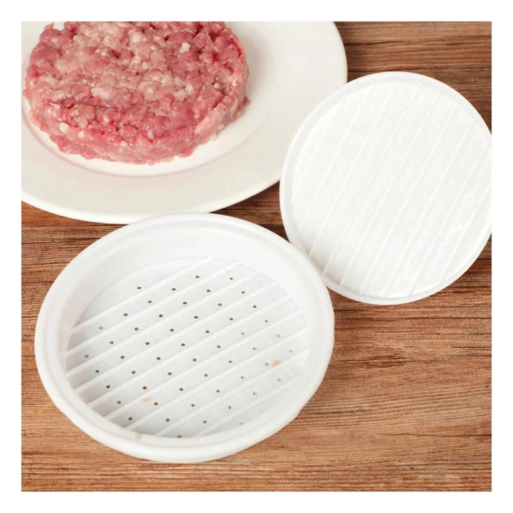Molde de Cocina para Hamburguesa 13.1cm en ABS Color Blanco Practico Ynotas