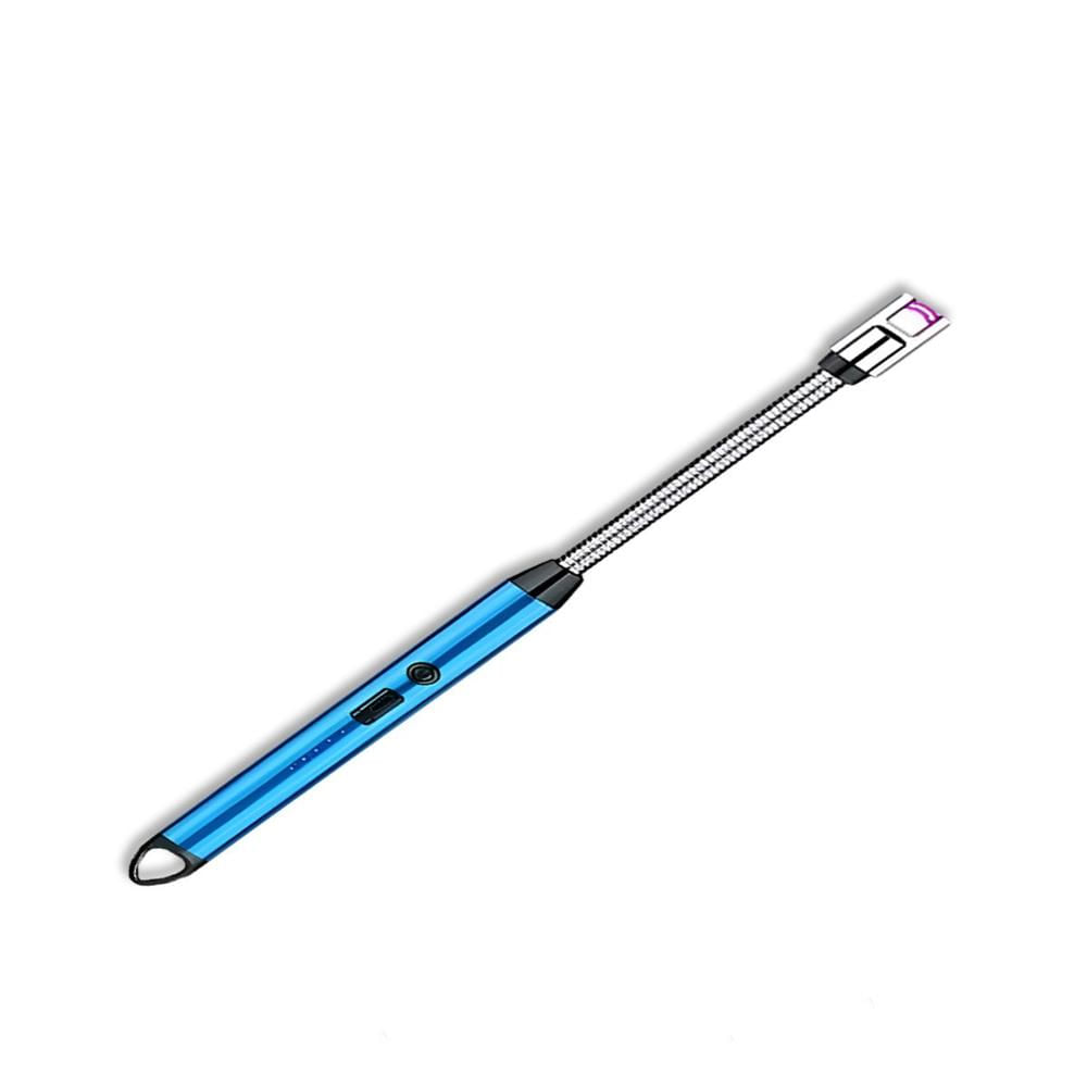 Encendedor Portatil Recargable Azul para Cocina Uso Diario en Casa Y Regalo Sticker