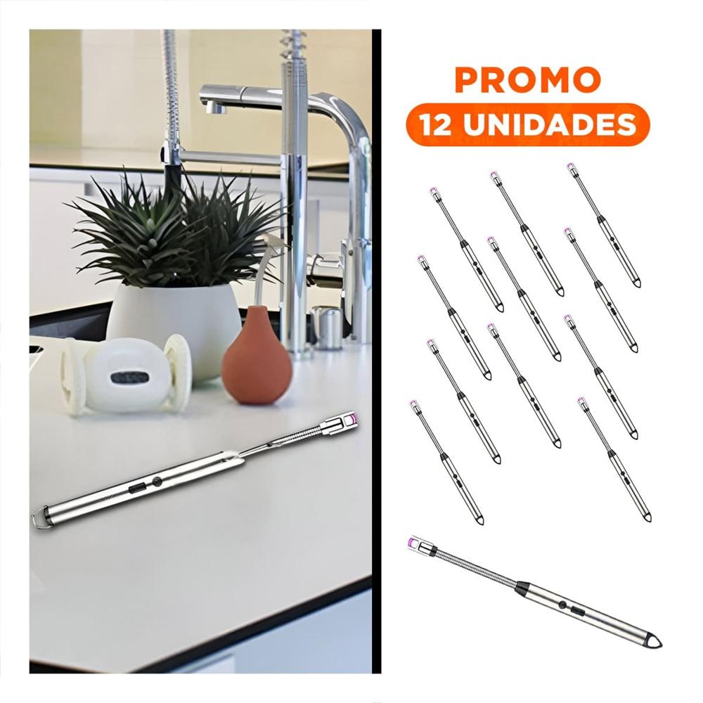 Pack12 Herramienta para Cocina Recargable Plateado en Hogar