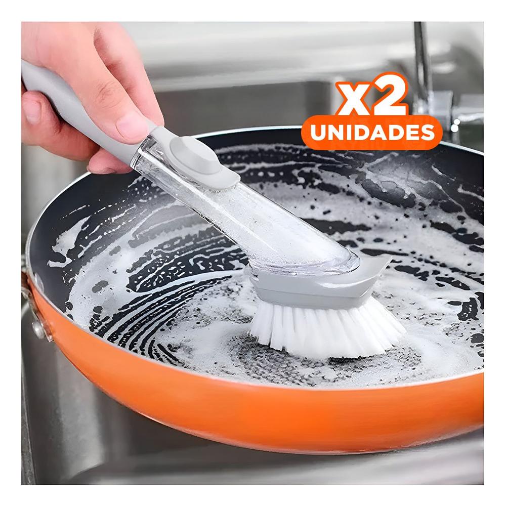 Pack2 Aplicador de Uso Diario Color Plomo con Deposito para Jabon Liquido Y Papel Regalo