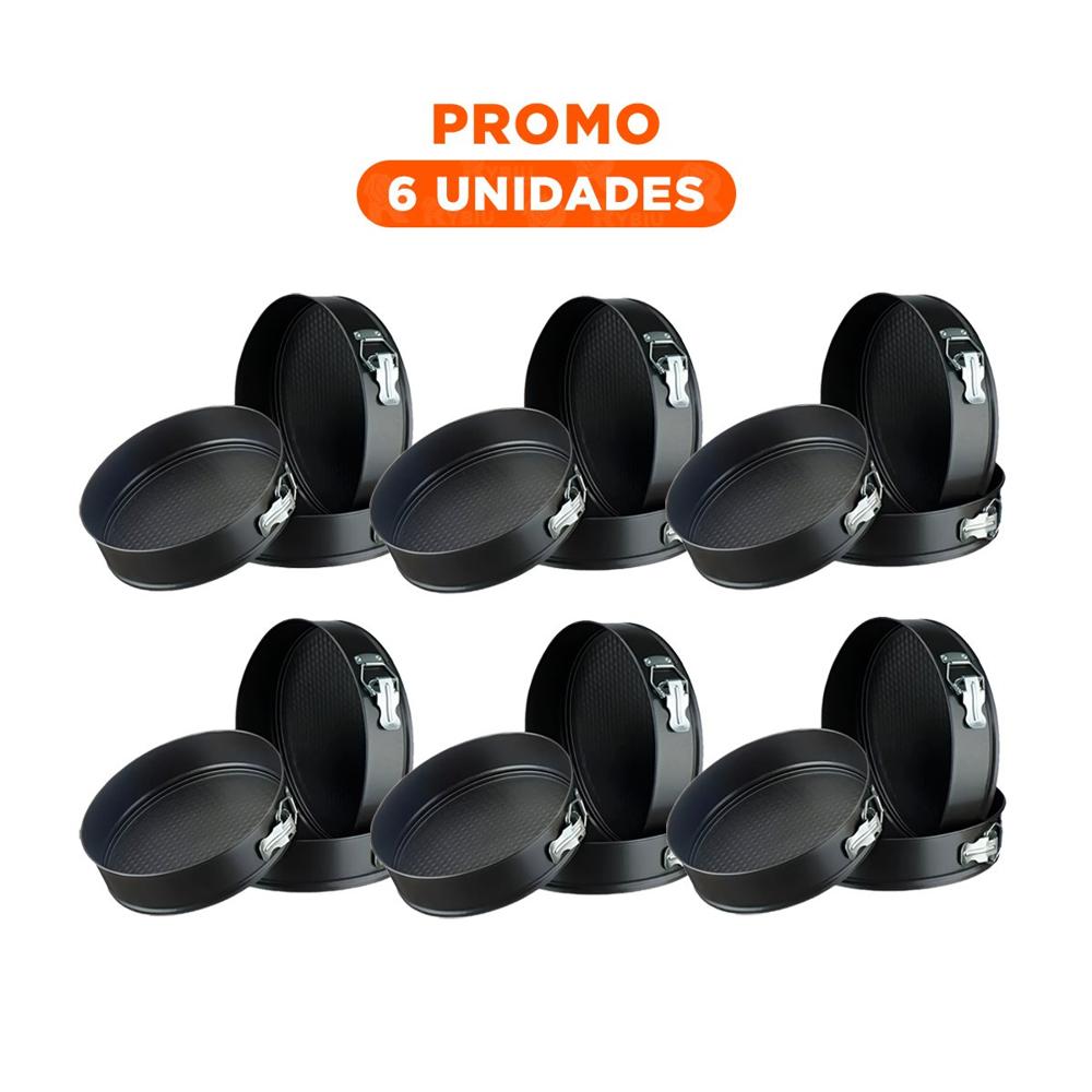 Pack6 Kit de Moldes para Cocina Plateado con 3 Circulos y Medidas Versatiles Y Regalo Sticker