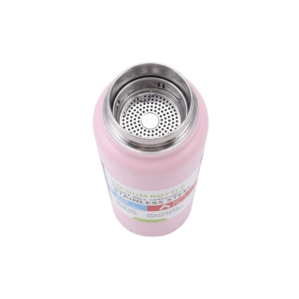 Termo Divertido 800ml Rosado con Diseno para Ninos YRegalo Sticker