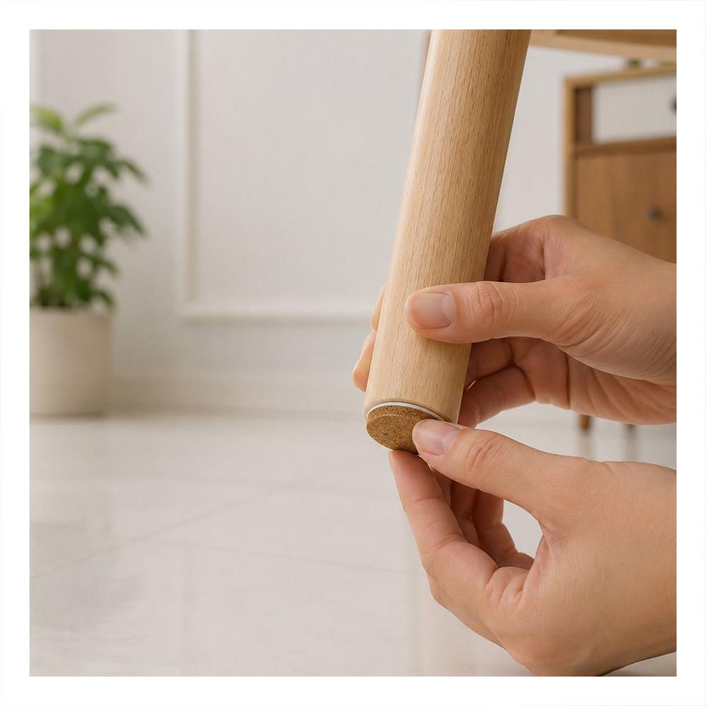 Pack Protectores Circulares Mostaza Antideslizantes 9 Unidades para Muebles Y Papel Regalo