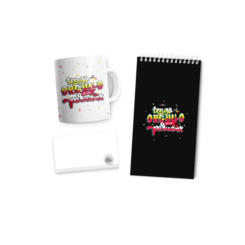 Pack de regalo Klads Tengo el orgullo - Libreta. taza y block de notas