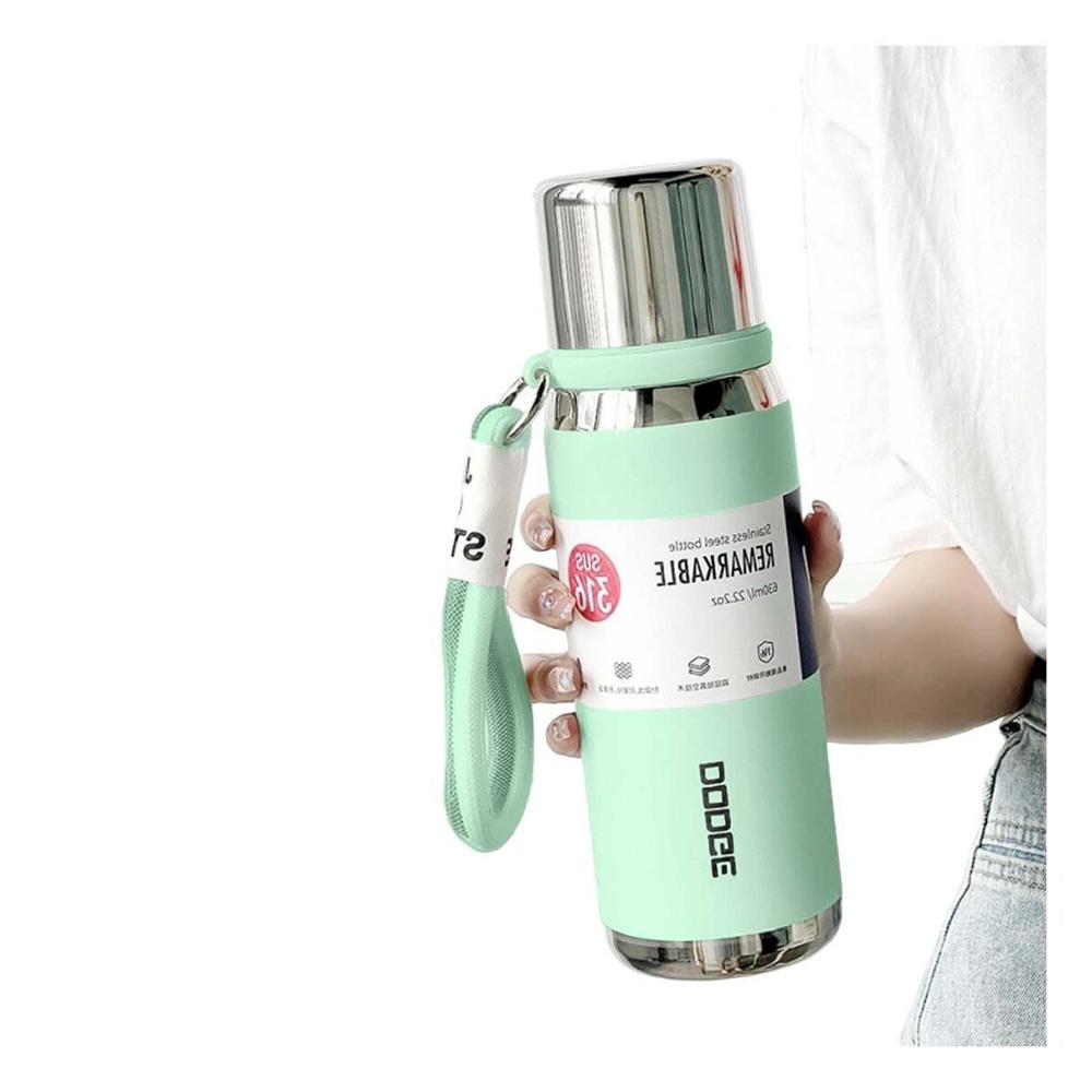 Termo Verde Agua 500ml para Uso Diario en Oficina Hogar y Picnic YRegalo Sticker