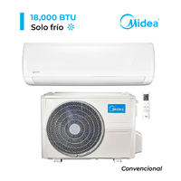 Aire Acondicionado Midea Split De 18000 BTU Convencional Frío Solo