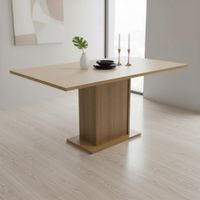 Madesa Mesa de Comedor Rectangular 5275 Tapa de Madera