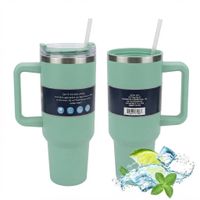 Vaso de 1200ml  Tomatodo de Plastico y Acero en la Base Verde