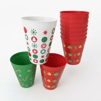 Set de 3 Vasos Navidenos Chocolatada 350ml