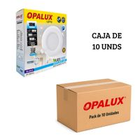 Spot Dicroico LED Empotrable Opalux 10W con Sensor de Movimiento - Pack de 10 Unidades
