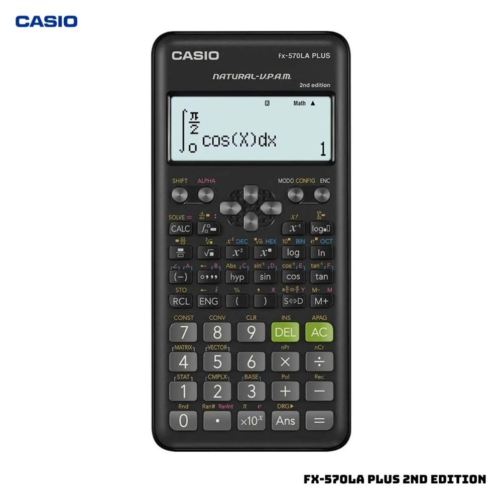 CALCULADORA CIENTIFICA CASIO FX-570LA PLUS 2ND EDITION - NEGRO