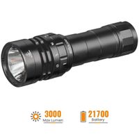 Linterna de Buceo Profesional 3000 Lúmenes LED Recargable IPX8 Sofirn SD05