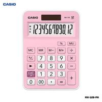 CALCULADORA DE MESA CASIO CON PANEL SOLAR MX-12B-PK - ROSADO
