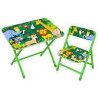 Mesa y Silla Para Niños Escritorio Infantil Diseño Moderno Multifuncional C3021