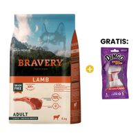 Bravery Lamb Adult Large Medium Breeds Cordero Rz. Med.Grande 4kg másGRATIS Dingo Small Bone
