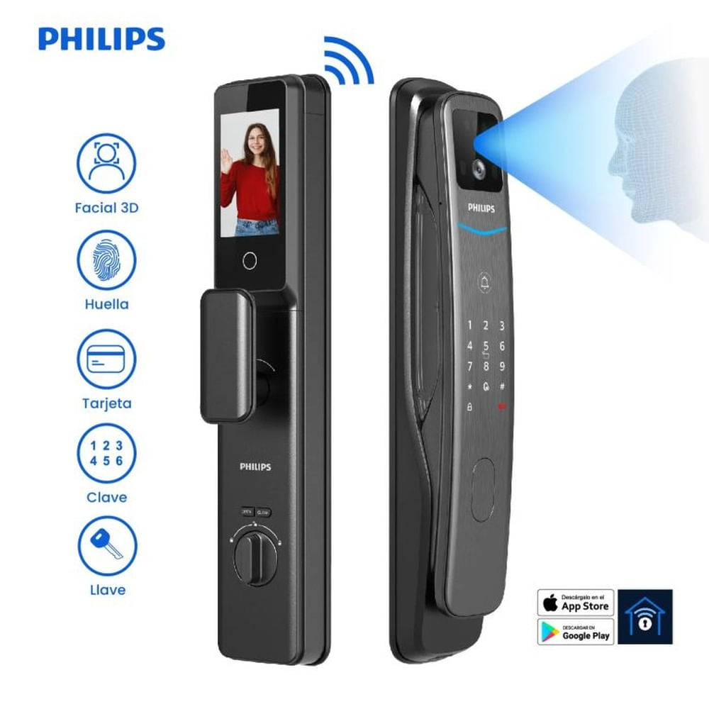 CERRADURA DIGITAL PHILIPS 702FVP-7HWS