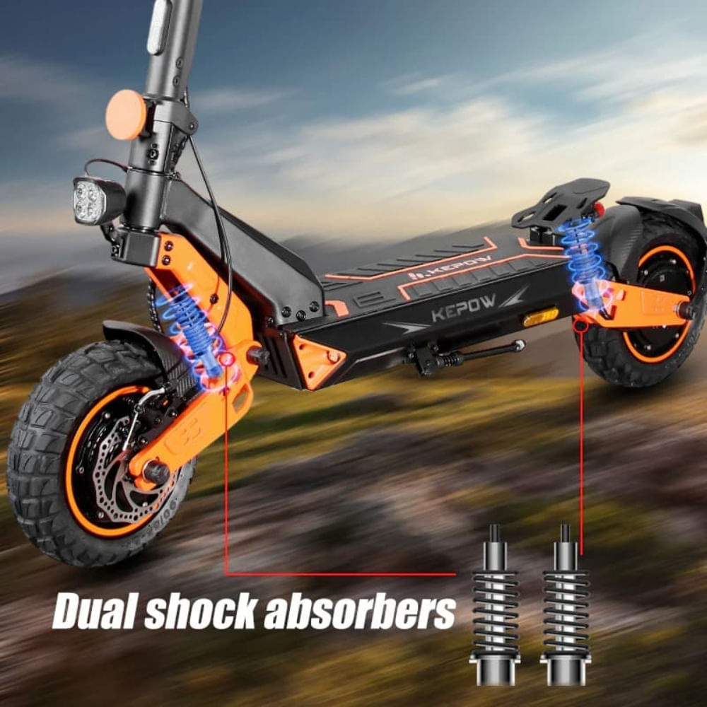 Scooter eléctrico Elmo Kepow k3 Master 2motores 1200W 25.8ah 52V autonomía hasta 80 km