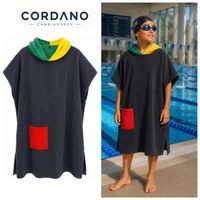 TOALLA CAMBIADOR CORDANO 9 a11 AÑOS NEGRO S UNISEX.