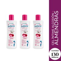 LA COOPER GEL INTIME ALGODON - ROSAS 130ML 3und