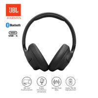 Audífonos JBL Tune 730BT Bluetooth 6.0 76H Pure Bass Negro