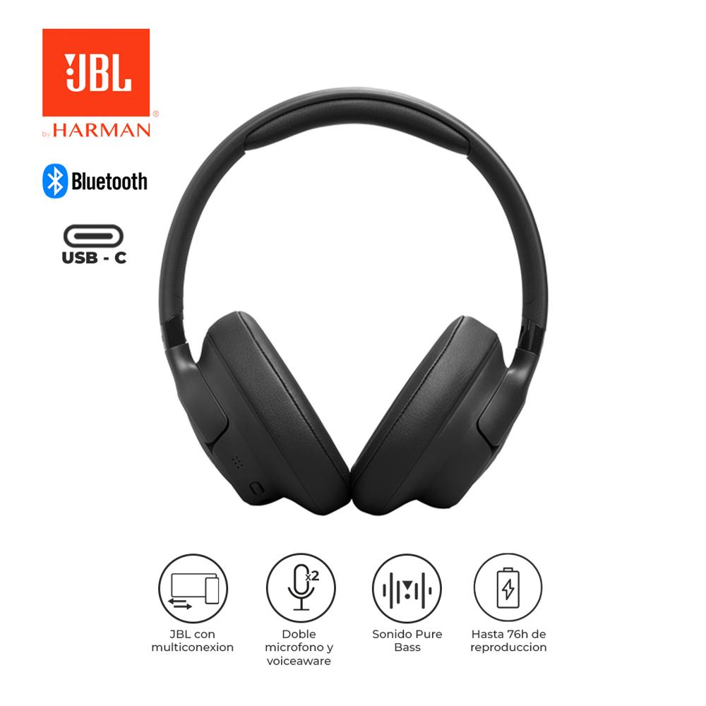 Audífonos JBL Tune 730BT Bluetooth 6.0 76H Pure Bass Negro