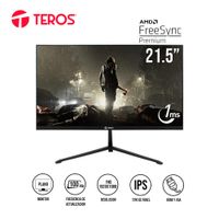 Monitor TEROS TE-2128S 21.5"" IPS FHD 1920x1080 100Hz 1ms HDMI VGA Gaming Negro