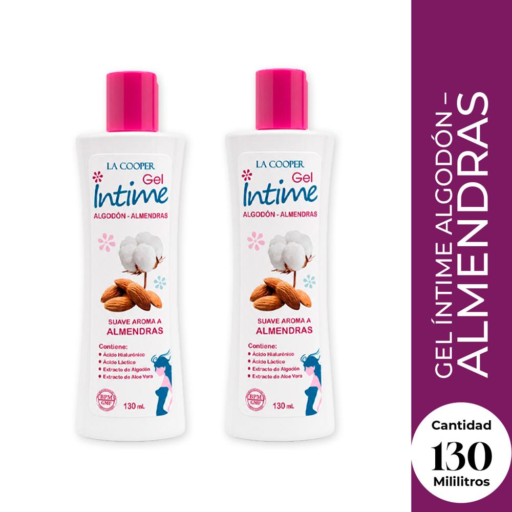 LA COOPER GEL INTIME ALGODON - ALMENDRAS 130ML 2und