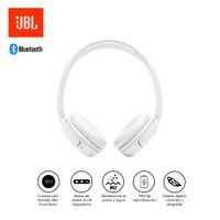 Audífonos JBL Tune 530BT Bluetooth 6.0 76H Pure Bass Blanco