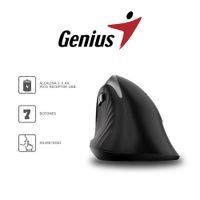 Mouse Genius Vertical Ergo 8250S Inalámbrico Ergonómico Silencioso 1600 DPI