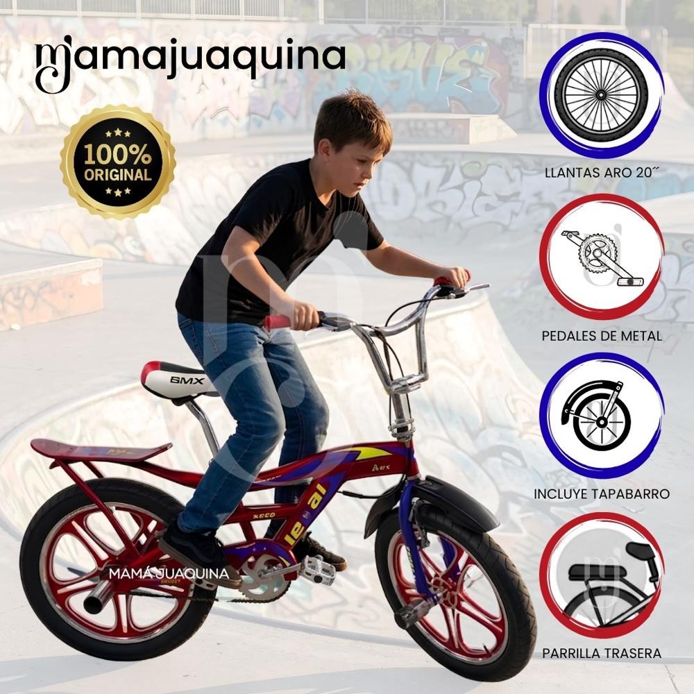 Bicicleta BMX Para Niño LIMBO ARO 20 Colección Exclusiva Red