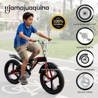 Bicicleta BMX Para Niño MAGNESO II ARO 20 Colección Exclusiva Black