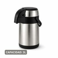 Termo Dispensador 3L Acero Inoxidable para Café y Bebidas