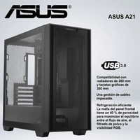 CASE MINI TOWER ASUS A21 BLACK