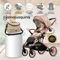 Coche Maleta de Lujo PEGASUS con Bandeja de Comer Edición Exclusiva Beige