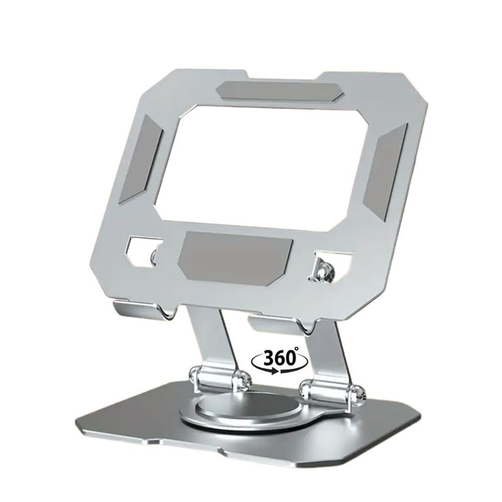 Soporte para Celular Tablet material Aluminio, giro 360