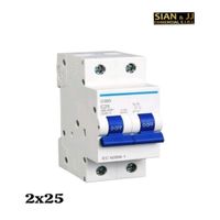 INTERRUPTOR TERMOMAGNETICO  2X25AMP 220V 415V MARCA CELUX