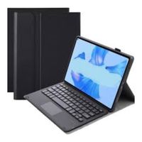 FUNDA SMART COVER CON TECLADO TOUCH PARA TAB SAMSUNG S10FEPLUS 13.1 PULGADAS NEGRO