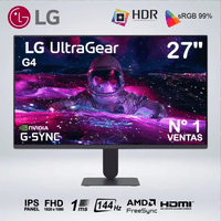 MONITOR GAMER ULTRAGEAR FULLHD 27'' IPS 144hz 1ms HDR10 sRGB99  G-SYNC AMD 27G414B