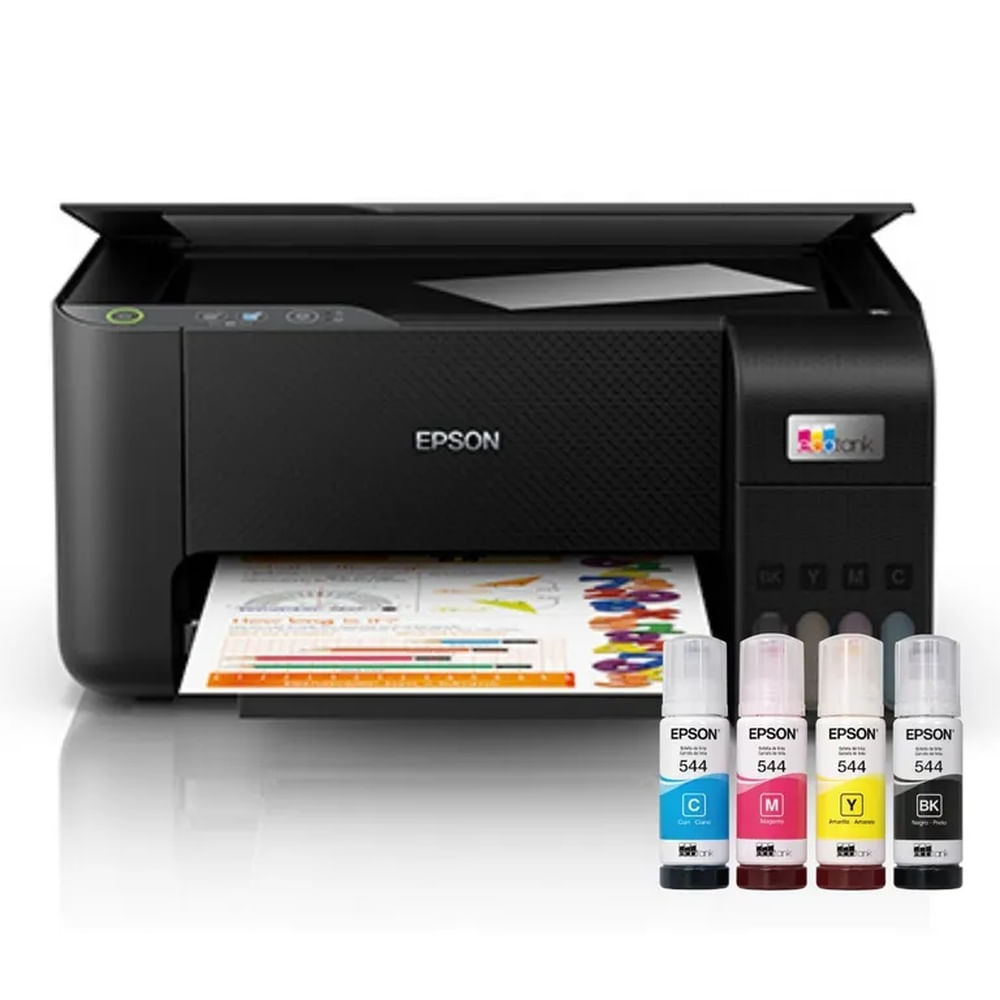 Impresora Multifuncional Epson EcoTank L3210 USB Color 3 en 1 Tinta Continua