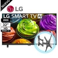 Televisor LG Smart TV 32 HD 32LB650BPSA con webOS MÁS Rack