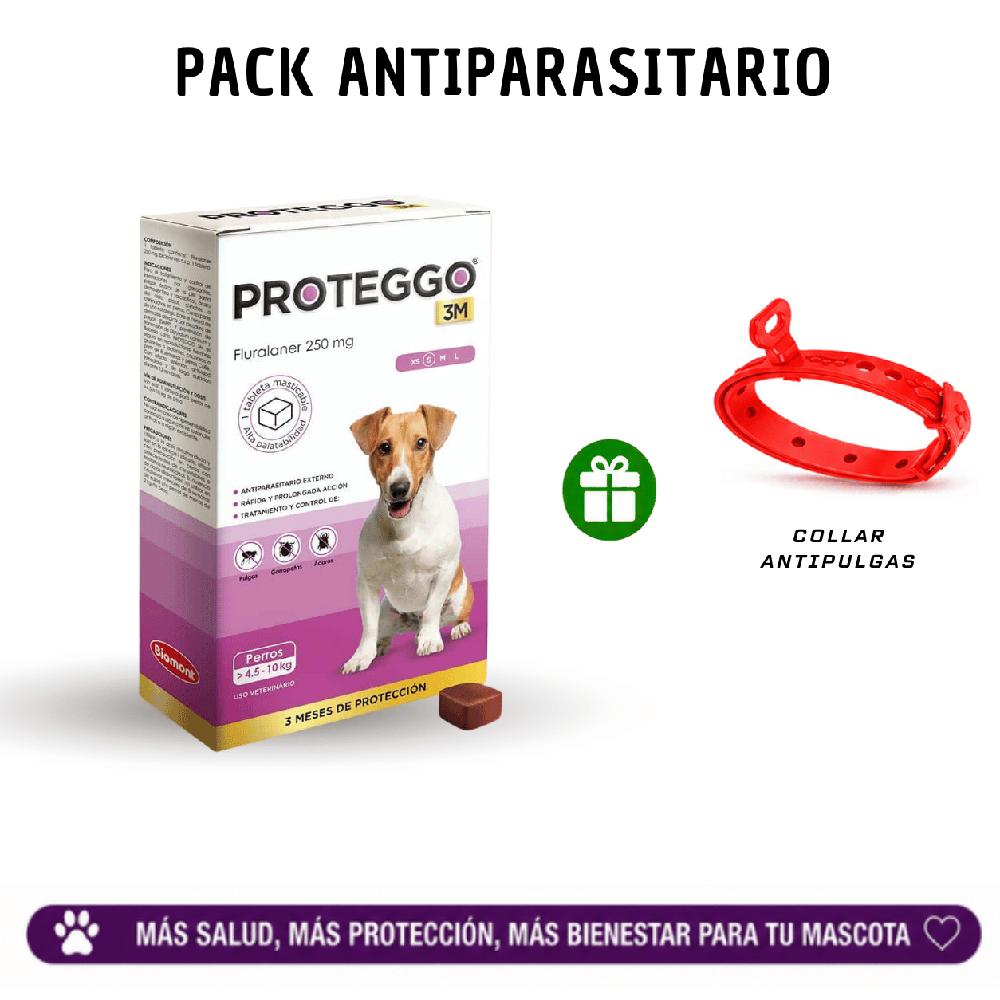 Proteggo Antipulgas de 3 Meses para Perros de 4.5 a 10kg