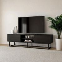 Mesa de TV 60 Rosmery Negro Coricha Home