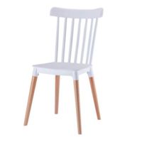 Silla Con Respaldo Modelo Nova Color Blanco