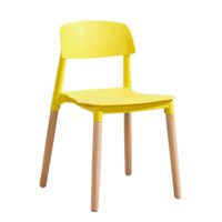 Silla con Respaldo Modelo Millan Color Amarillo
